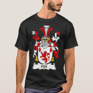 Fox Coat of Arms  Family Crest  T-Shirt