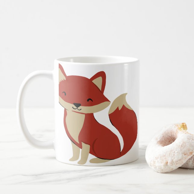Fox Coffee Mug (With Donut)