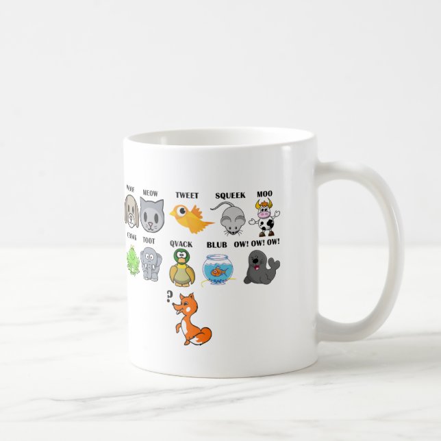 Fox Coffee Mug (Right)