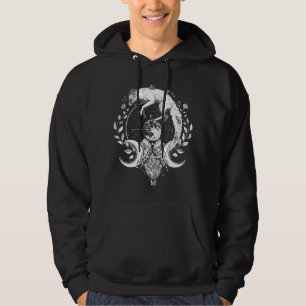 Fox Crystal Moon and Witchcraft Hoodie