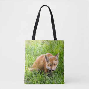 Fox Cub Tote Bag