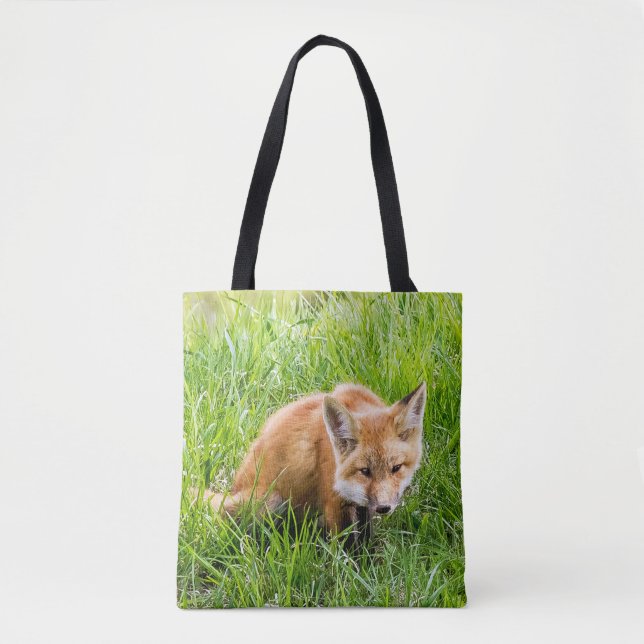 Fox Cub Tote Bag (Front)