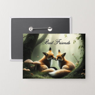 Fox Cuddle in Misty Forest Personalised 