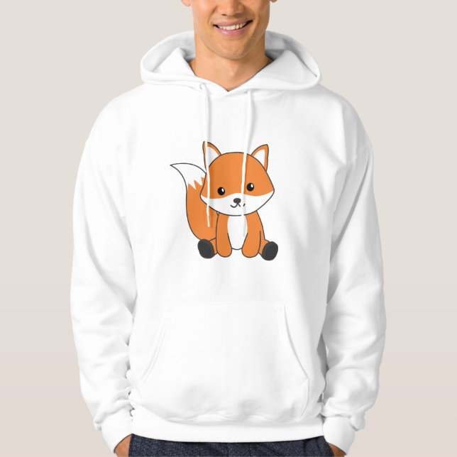 Fox Cute Forest Animal Foxes Red Fox Hoodie (Front)