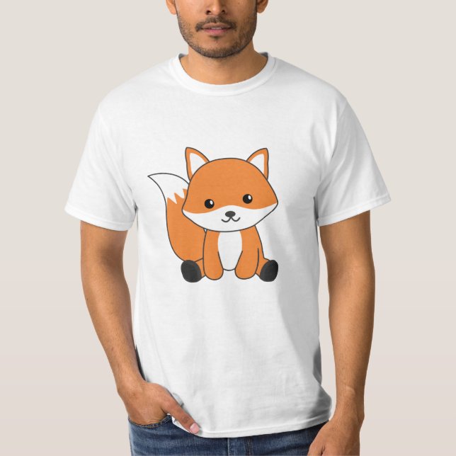 Fox Cute Forest Animal Foxes Red Fox T-Shirt (Front)