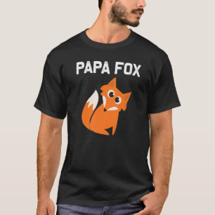 Fox Designs For Dad Men Foxes Animal Wildlife T-Shirt