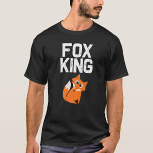 Fox Designs For Men Dad Foxes Animal Wildlife T-Shirt