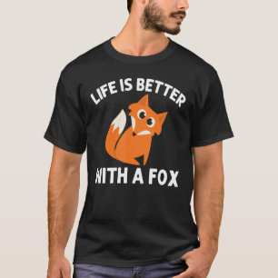 Fox Designs For Men Women Foxes Animal Wildlif T-Shirt