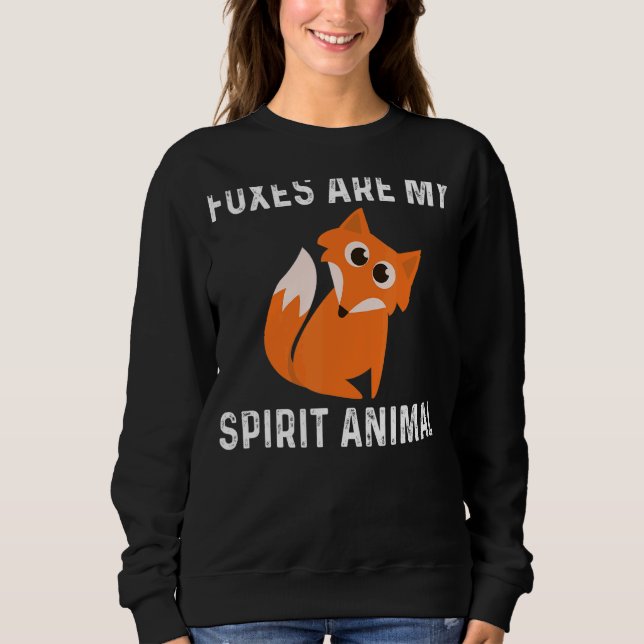 Fox Designs For Men Women Foxes Animal  Wildlife 2 Sweatshirt (Front)