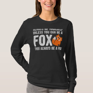 Fox Designs For Men Women Foxes Animal Wildlife 5 T-Shirt
