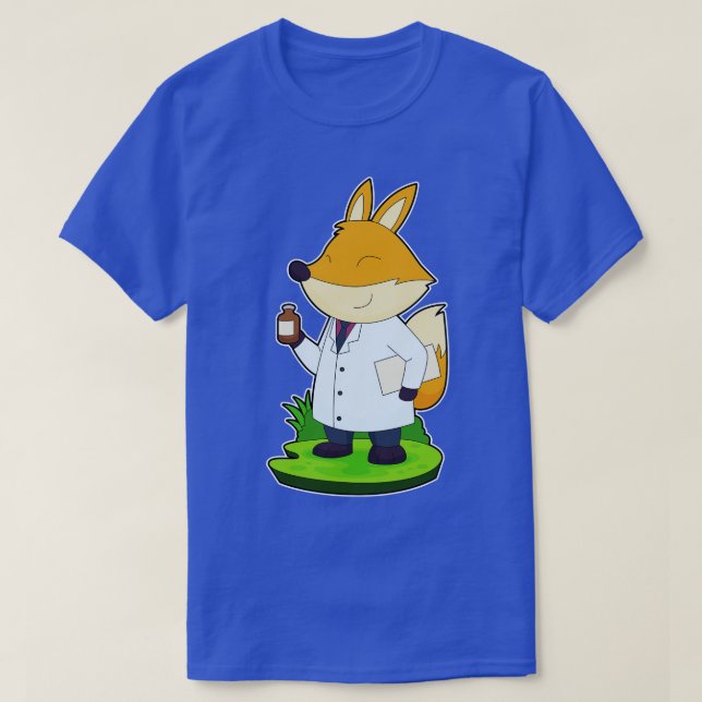 Fox Doctor Medicine T-Shirt (Design Front)