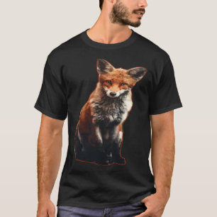 FOX DOG ANIMAL HUSKY CHARACTER SUPPORT LOVELY T-Shirt