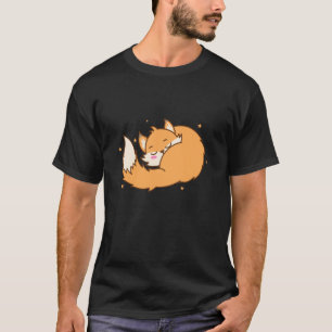 Fox Dreaming Animal Nature Environment red Fox T-Shirt