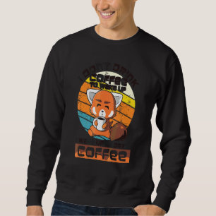 Fox Drinking Coffee Animal For Men Women 1 Sweatshirt