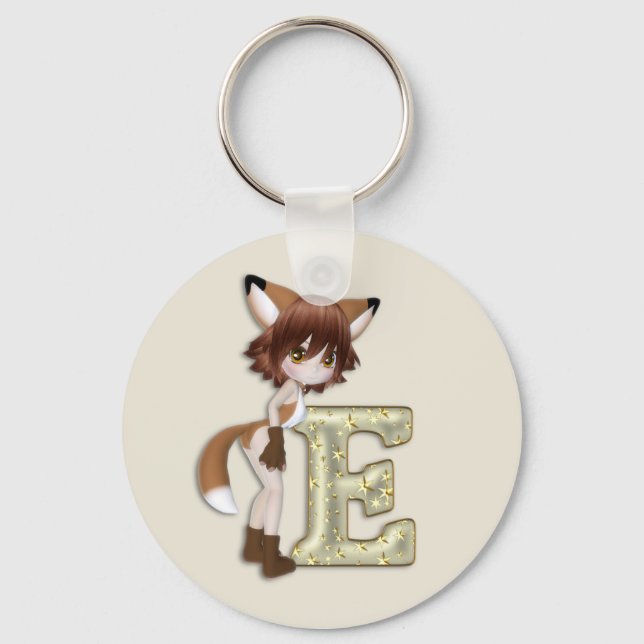 Fox E Key Ring (Front)