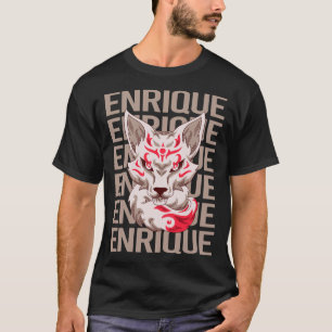 Fox Face - Enrique Name T-Shirt