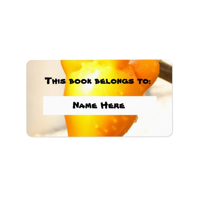 Fox Face Fruit Book Label (Front)