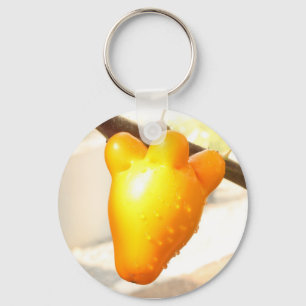 Fox Face Fruit Keychain