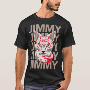 Fox Face - Jimmy Name T-Shirt