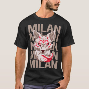 Fox Face - Milan Name T-Shirt