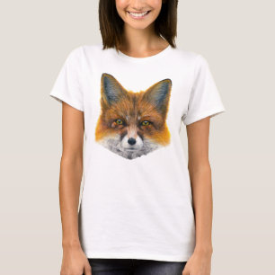 Fox face - Painting in acrylic T-Shirt