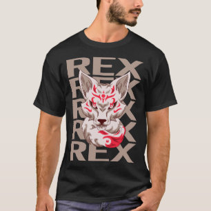 Fox Face - Rex Name T-Shirt