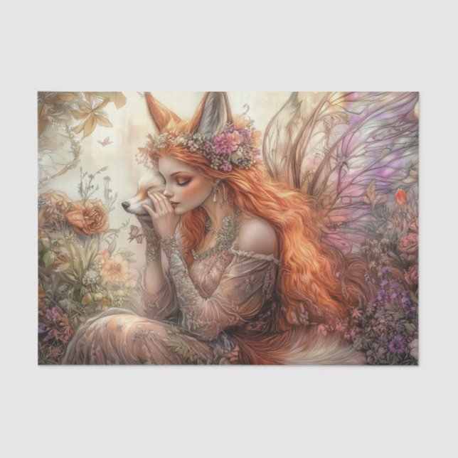 Fox Fairy Tissue Paper (Front)