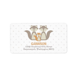 Fox Family Address Label