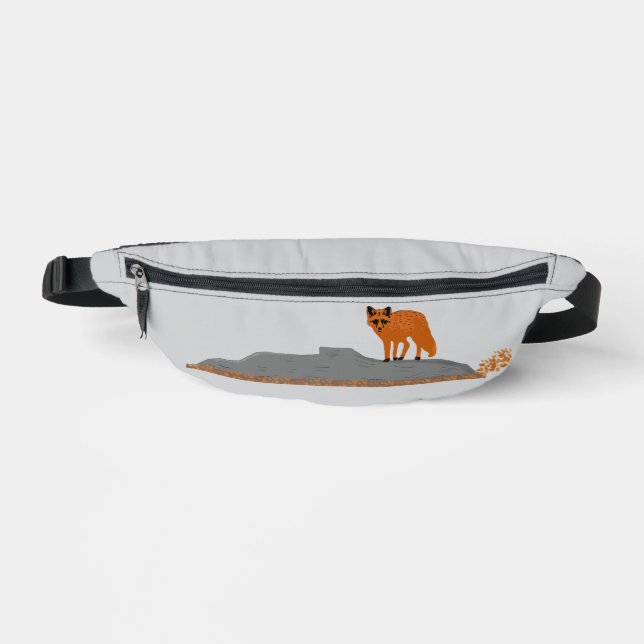 🦊Fox Fanny Pack on rock (Front)