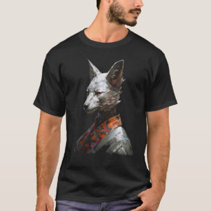 Fox Fantasy Polygon China Animal Fox T-Shirt