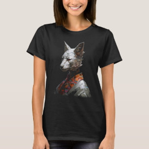 Fox Fantasy Polygon China  Animal Fox T-Shirt