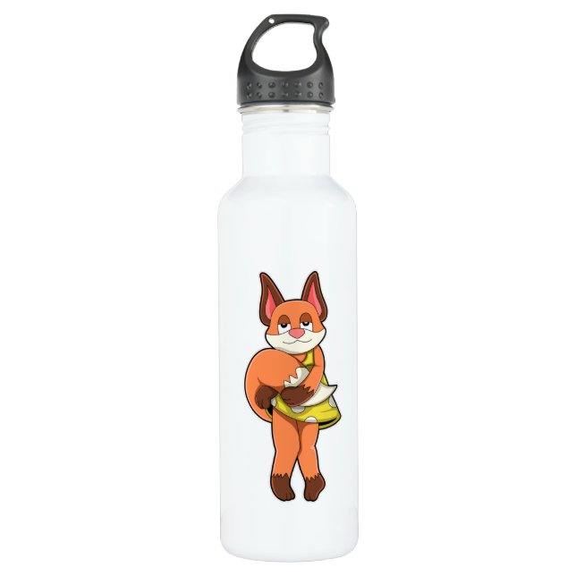Fox Female with Skirt 710 Ml Water Bottle (Front)
