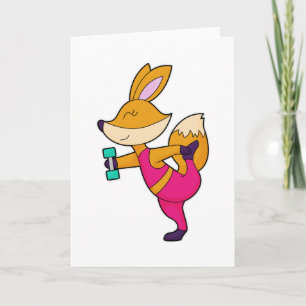Fox Fitness Dumbbell Card
