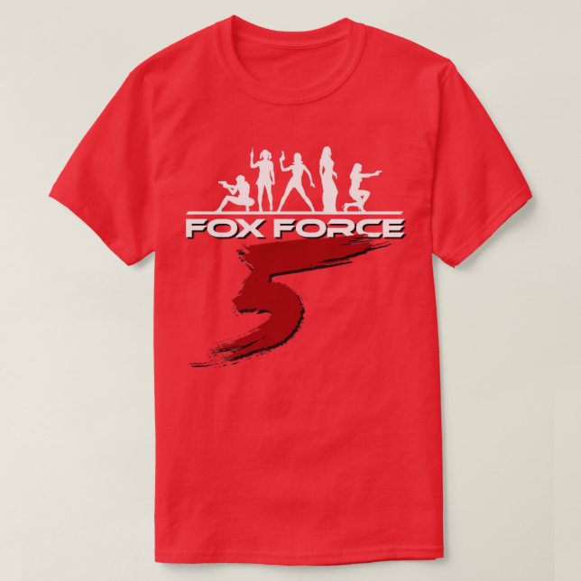 Fox  Five T-Shirt (Design Front)