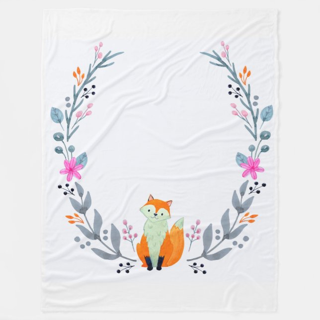 Fox Fleece Blanket (Front)