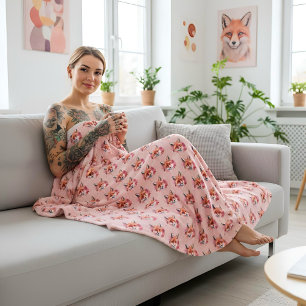 Fox Fleece Blanket