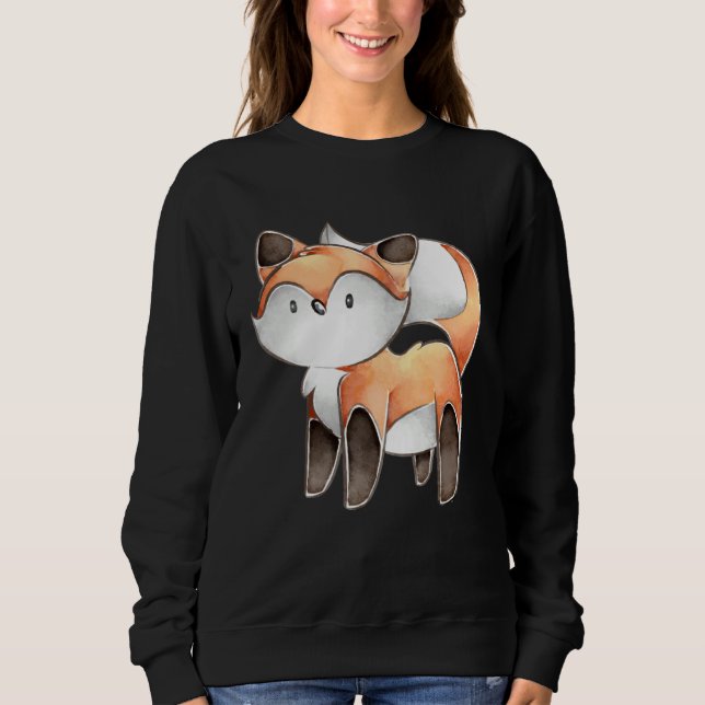 Fox  for women men children  3 sweatshirt (Front)