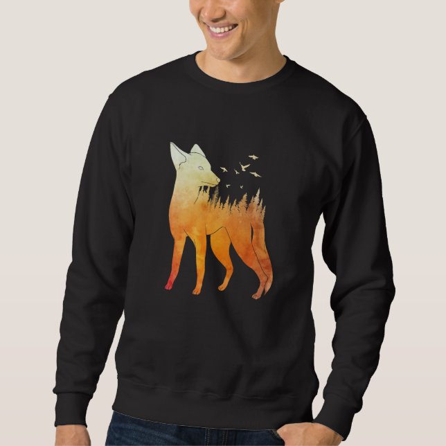 Fox forest fox hunter hunting Fox  2 Sweatshirt (Front)
