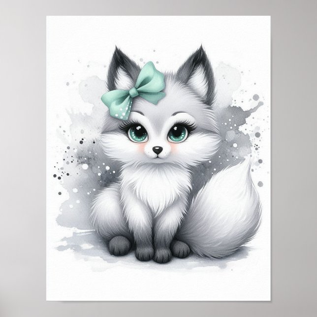 Fox Forest Nursery Wall Art (Front)