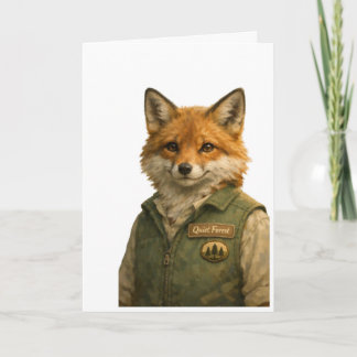 Fox Forest Ranger • All‑Purpose Greeting Card