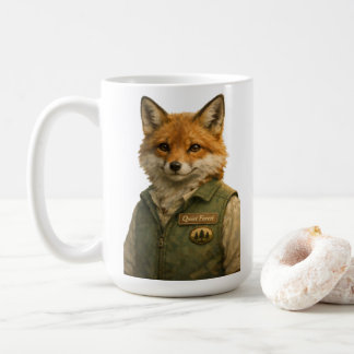 Fox Forest Ranger • Painterly Woodland Mug
