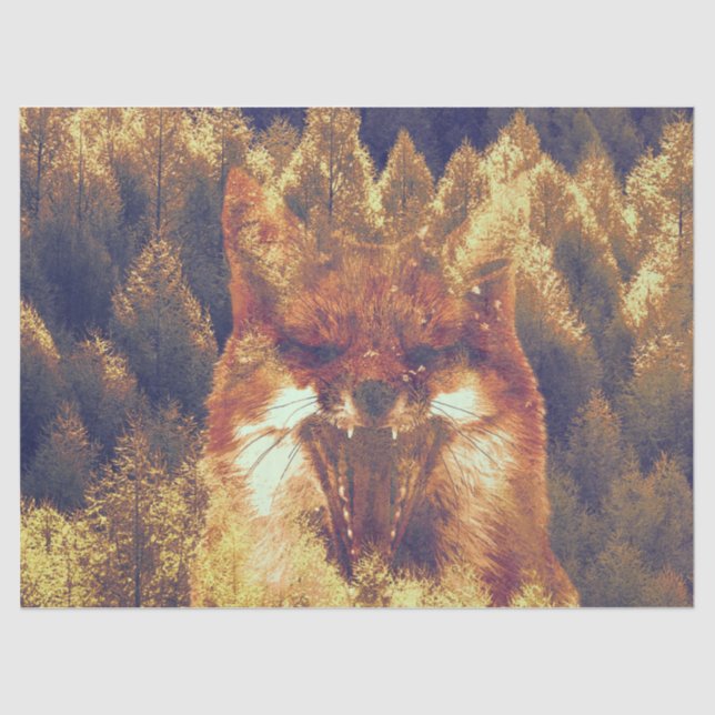Fox forest Tissue Paper (Front)