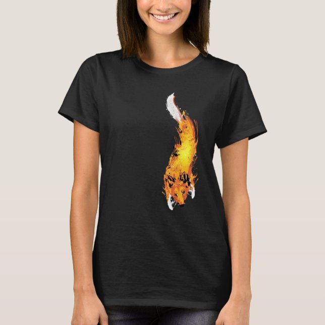 fox foxes red fox wild animal pack animal red fox  T-Shirt (Front)
