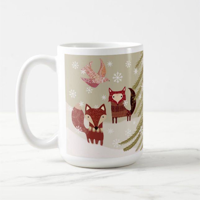 Fox Friends Mug (Left)