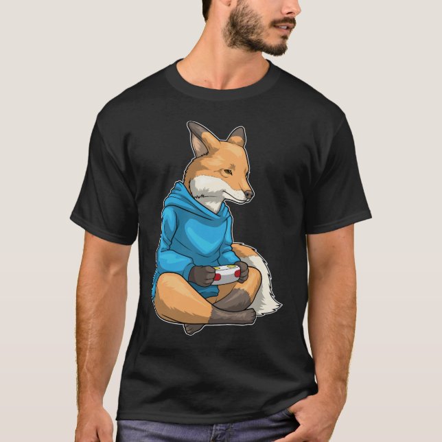Fox Gamer Controller T-Shirt (Front)