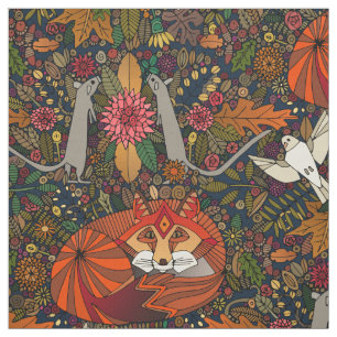 fox garden fabric