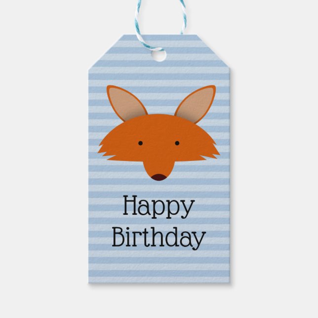 Fox Gift Tags (Front)