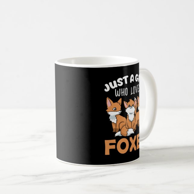 Fox Gifts Women Fox Gifts Girls Fox Lover Fox Coffee Mug (Front Right)