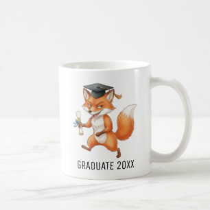 Fox Graduation Personalized Coffee Mug