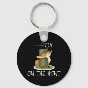 Fox Graphic Key Ring